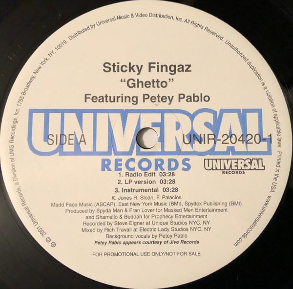 Sticky Fingaz, Petey Pablo, Columbo The Shining Star - Ghetto / Licken Off In Hip-Hop