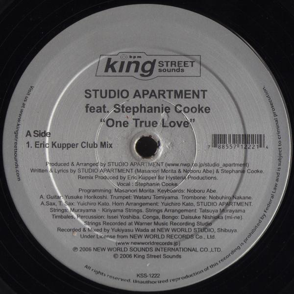 Studio Apartment, Stephanie Cooke - One True Love (Remixed By Eric Kupper)