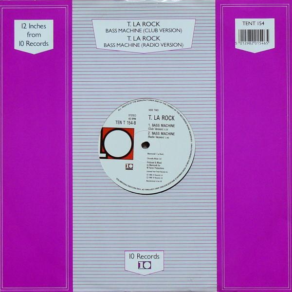 T La Rock - Breakin' Bells / Bass Machine