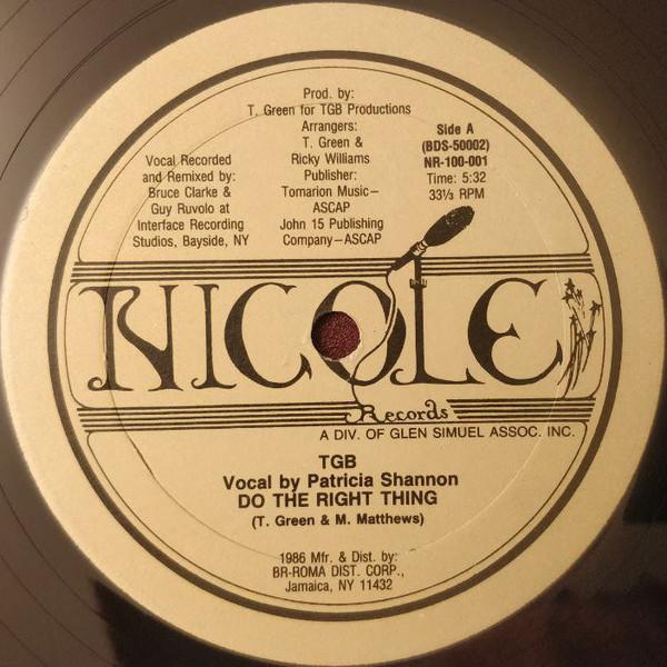 TGB - Do The Right Thing