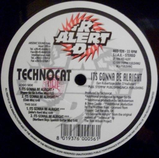 Technocat - It's Gonna Be Alright