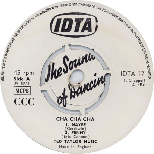 Ted Taylor Music - Cha Cha Chas / Jive Or Social Foxtrot