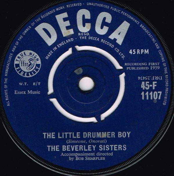 The Beverley Sisters - The Little Drummer Boy