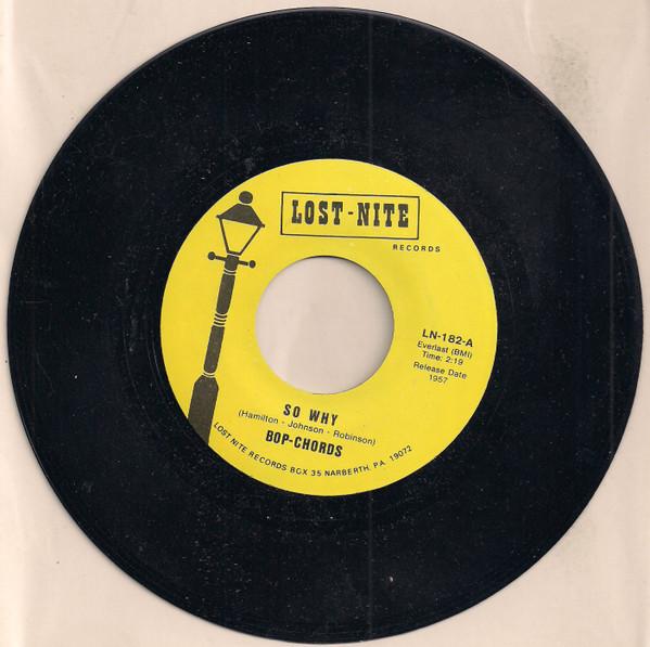 The Bop-Chords - So Why / Baby