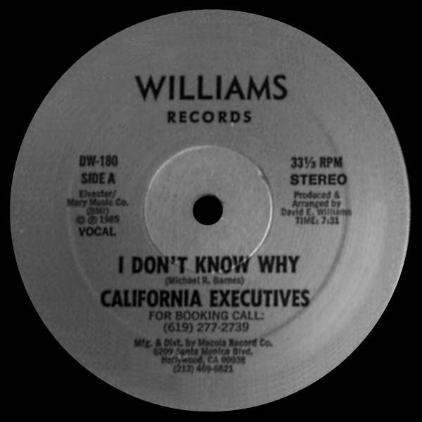 The California Executives - I Don't Know Why