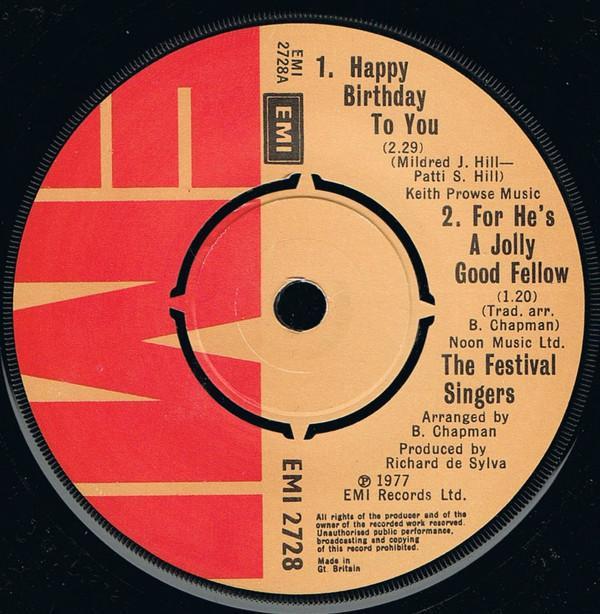 The Festival Singers - Happy Birthday To You