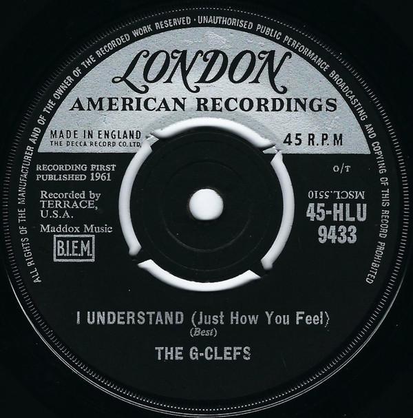 The G-Clefs - I Understand (Just How You Feel)