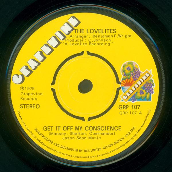 The Lovelites - Get It Off My Conscience