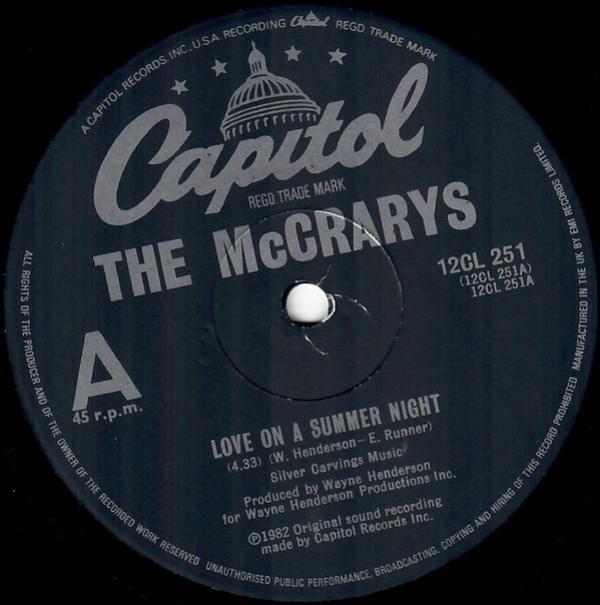 The McCrarys - Love On A Summer Night