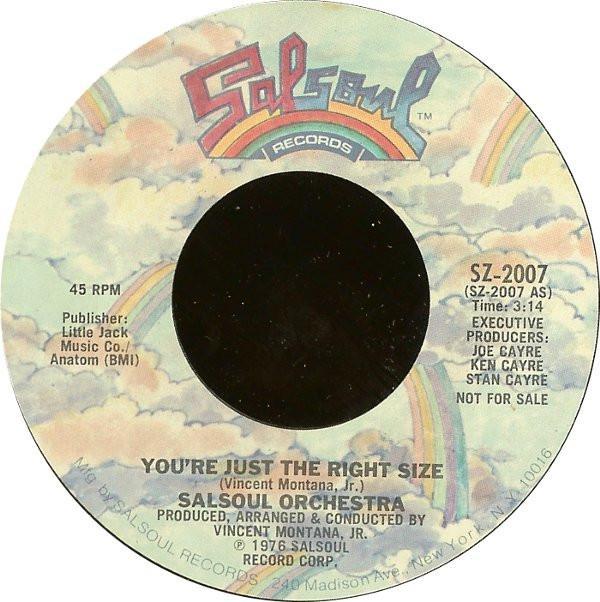The Salsoul Orchestra - You're Just The Right Size