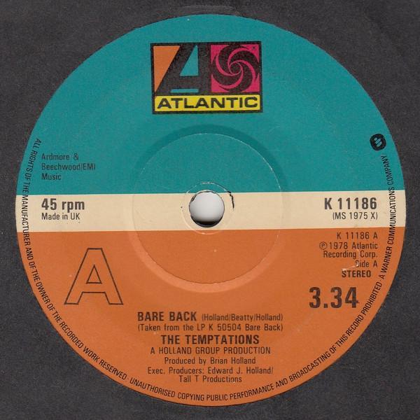 The Temptations - Bare Back