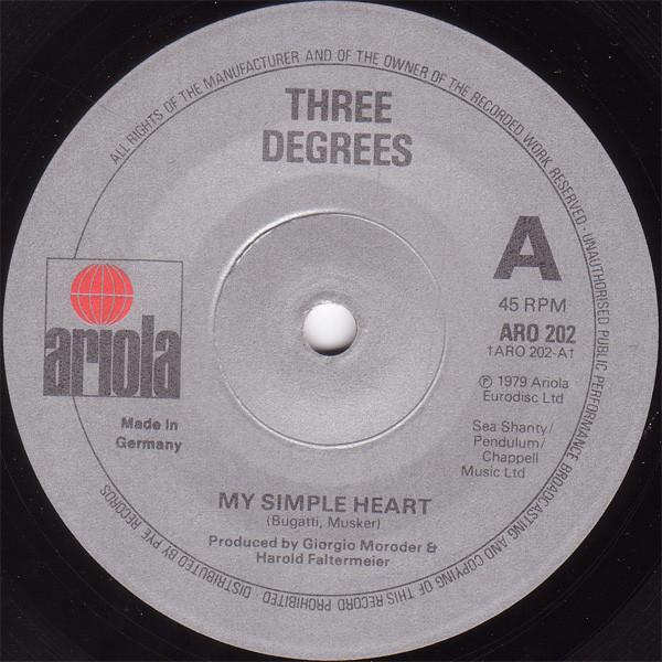 The Three Degrees - My Simple Heart