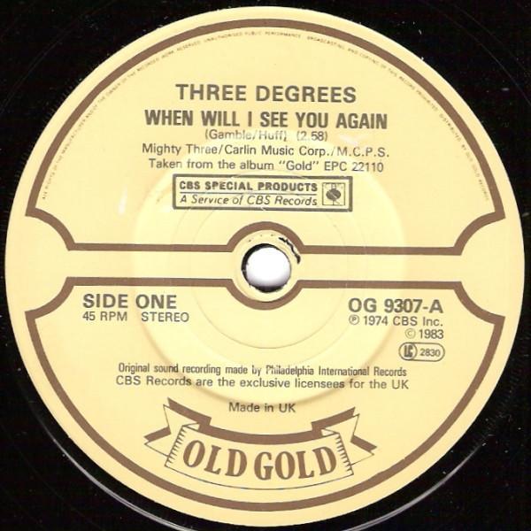 The Three Degrees - When Will I See You Again