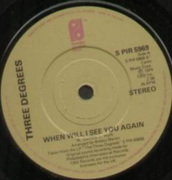 The Three Degrees - When Will I See You Again
