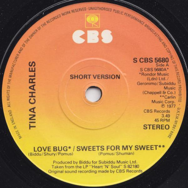 Tina Charles - Love Bug / Sweets For My Sweet