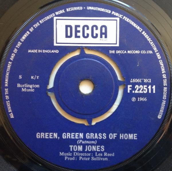Tom Jones - Green, Green Grass Of Home / Promise Her Anything