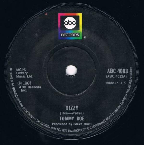 Tommy Roe - Dizzy / The Folk Singer