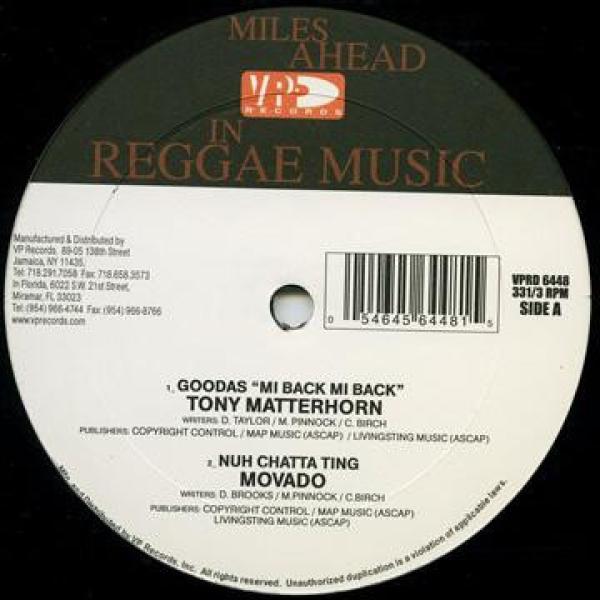 Tony Matterhorn, Mavado, Mr. Peppa - Goodas / Nuh Chatta Ting / Gangsta Guerilla