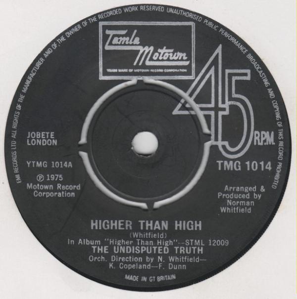 Undisputed Truth (2) - Higher Than High