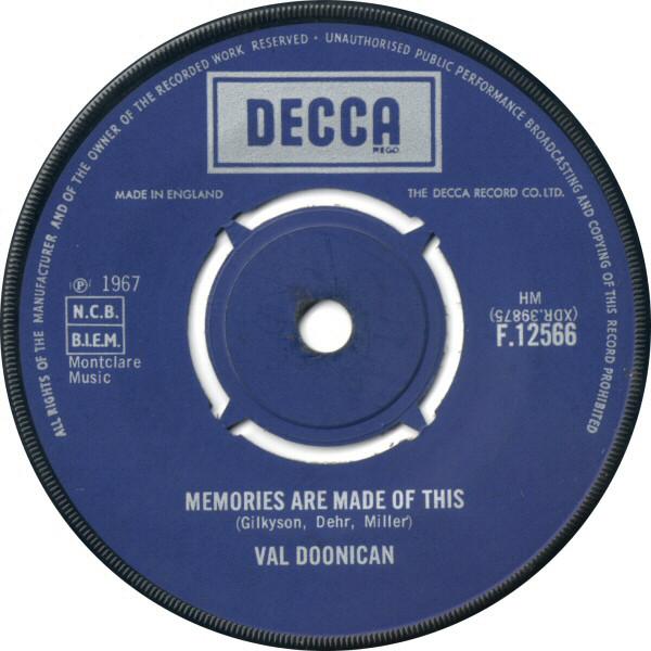 Val Doonican - Memories Are Made Of This