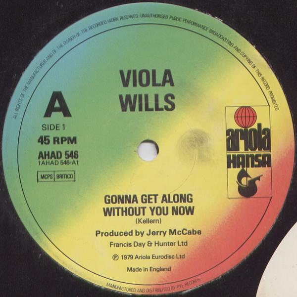 Viola Wills - Gonna Get Along Without You Now / Your Love