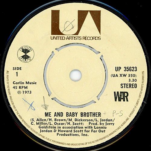 War - Me And Baby Brother