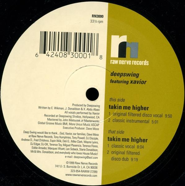 Xavior, Deep Swing - Takin' Me Higher
