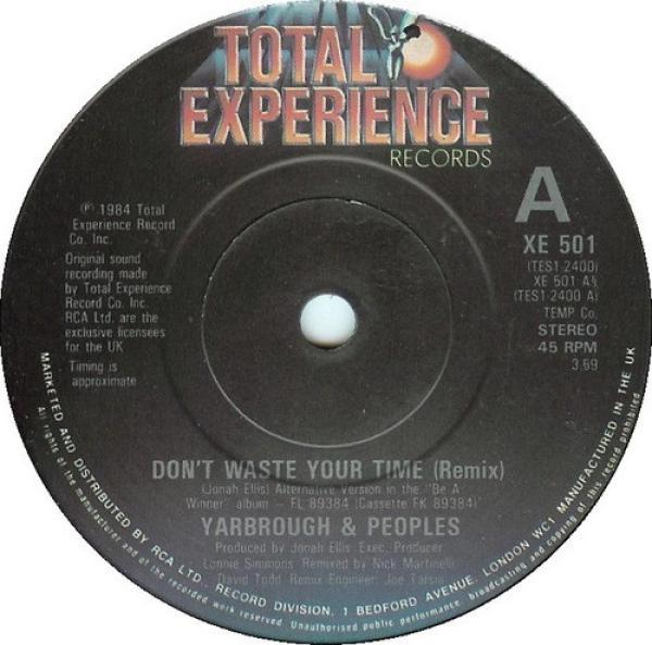 Yarbrough & Peoples - Don't Waste Your Time